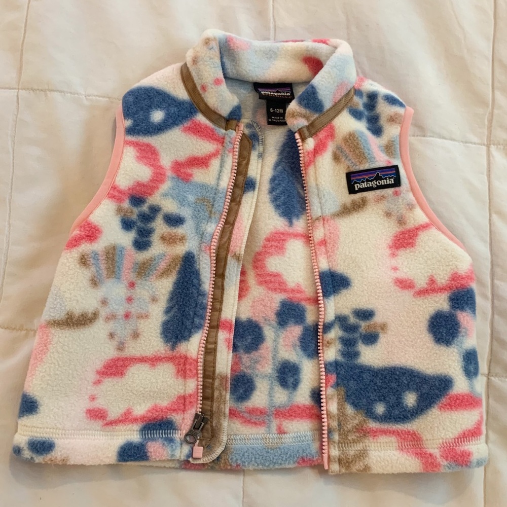 Toddler 6-12 M fleece Patagonia vest